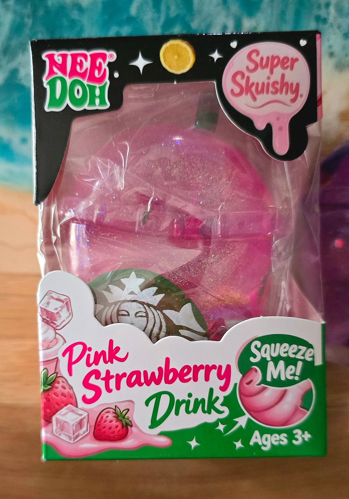 Mystery Fruit Drink Maltose Squishy (Logo On Box)