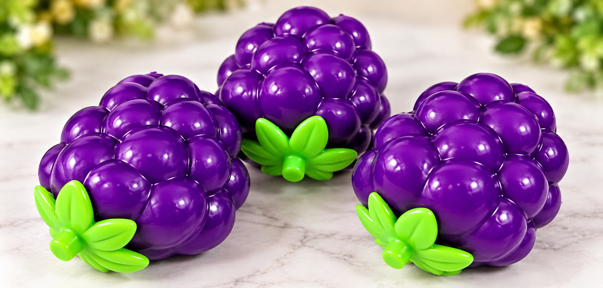 Grape Crunchy Building Block Squishy